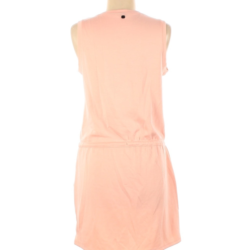 XL GAIAM Sleeveless, coral, pink, orange peach, drawstring dress w/ pockets - Picture 7 of 8